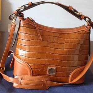 Dooney & Bourke Stunning Croco Satchel - Like New!